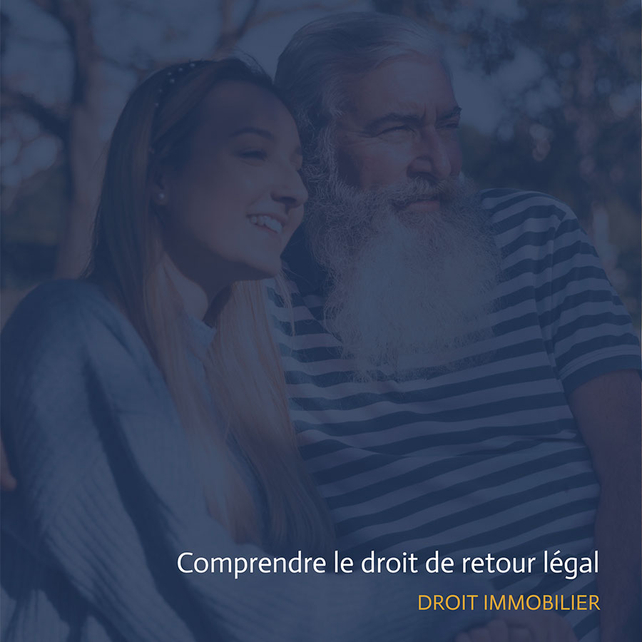 Père et fille discutent en extérieur, illustrant la relation parent/enfant et le droit de retour légal lors de la transmission d’un bien familial.